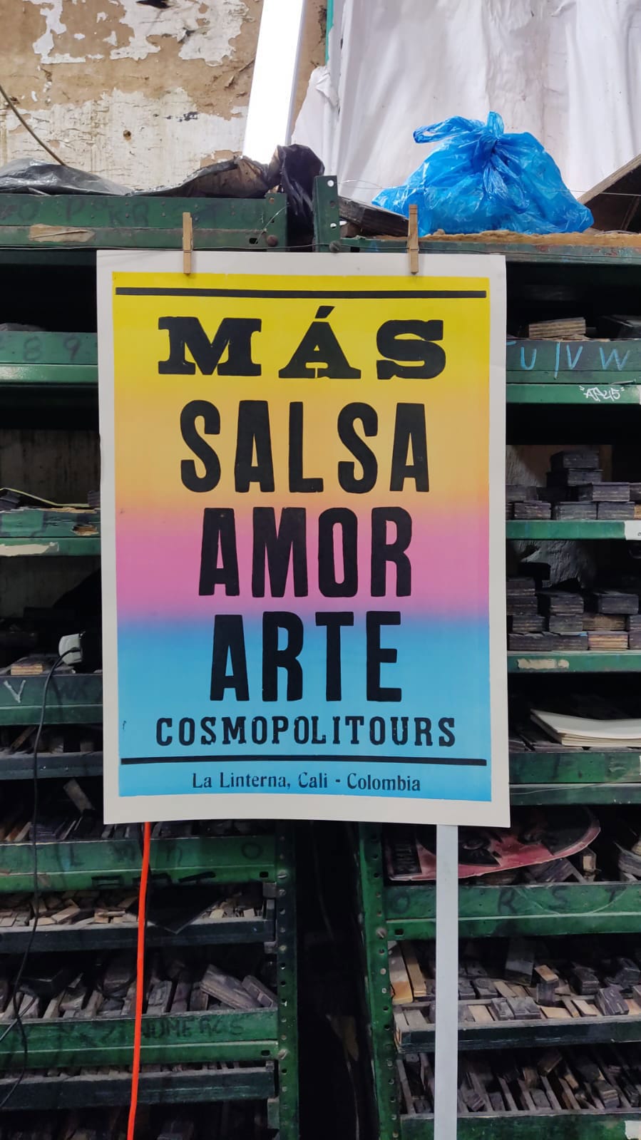 Cosmopolitours Poster From La Linterna Cali Colombia Cosmopolitours