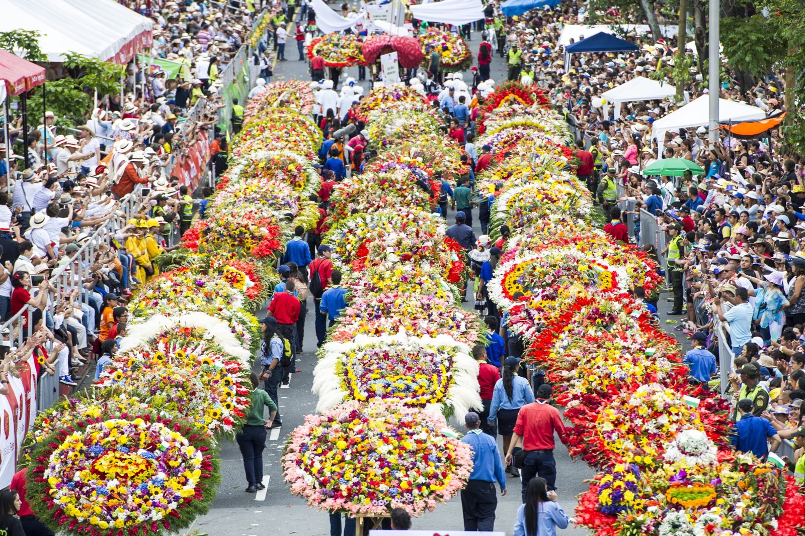 spring travel, Spain, Colombia, Alhambra Gardens, Medellin Flower Festival